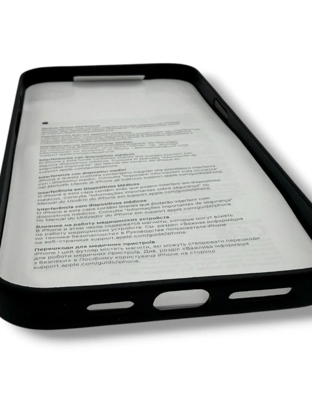 Apple iPhone 14 Plus Leather Case w/ MagSafe Midnight OEM Genuine‎ Apple Cover